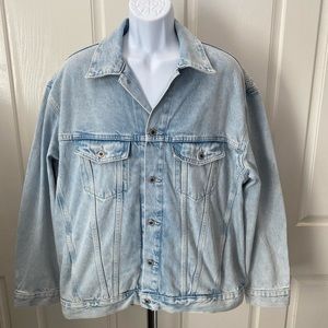 NEW wTag-LEVI’S Light Wash Relaxed Fit Denim Jacket XL